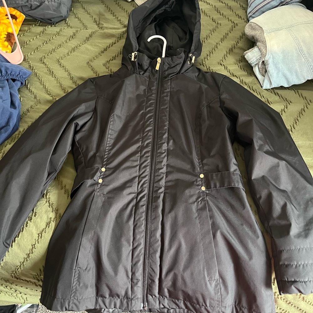 Women's Black Hooded Jacket